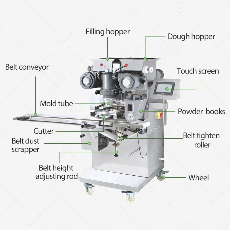 Automatic Coxinha Falafel Ball Maker Kuba Kibbeh Small Shanghai Mold Chocolate Chip Cookie Encrusting Machine