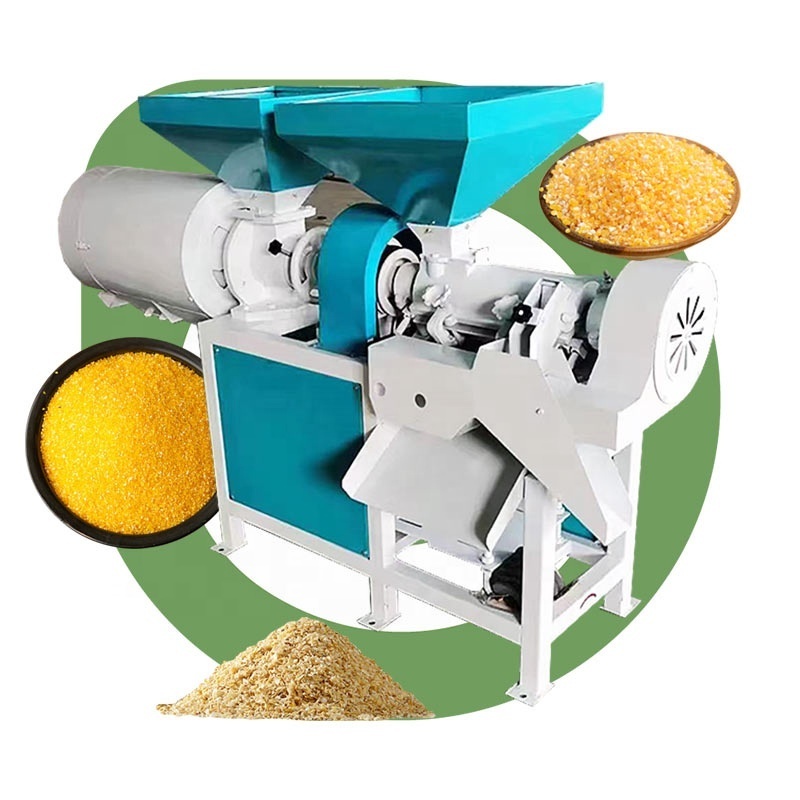 Maize Mill Huller Corn Grits Maker Meal Grind Samp Milling Machine China Industrial Malawi for Plant