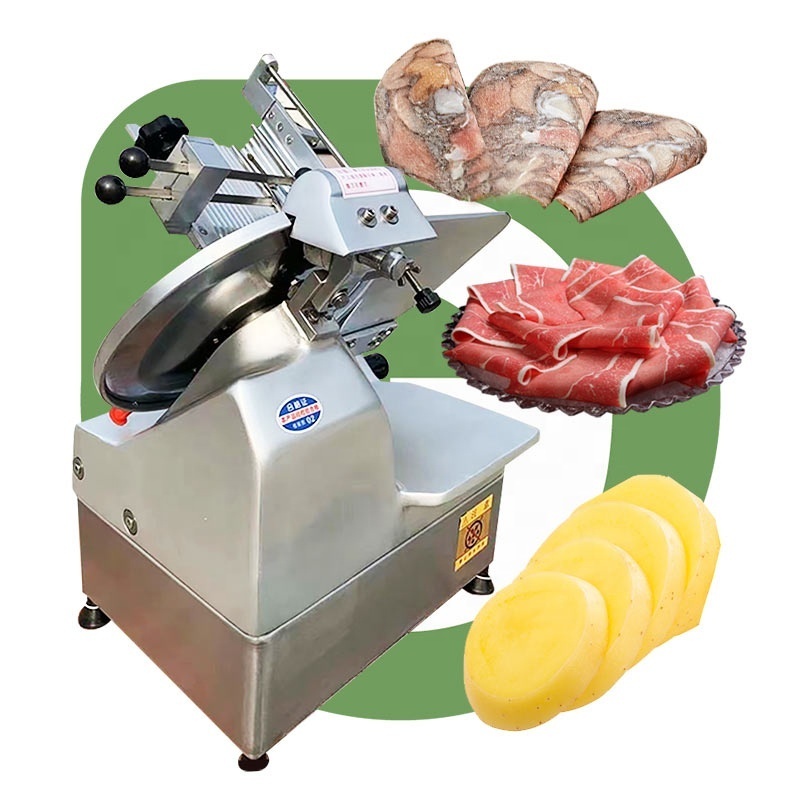 Carry Commercial A Hand Crank 110v Cooked Frozen Flat Inside Thing Multi Function Shabu Lamb Frozen 14 Inch Meat Slicer