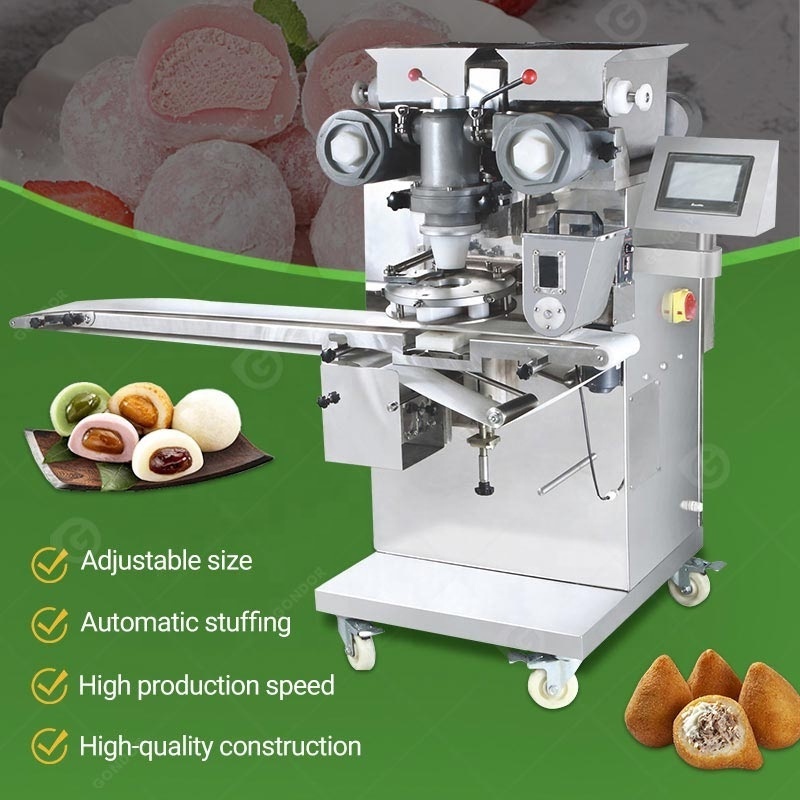 Automatic Coxinha Falafel Ball Maker Kuba Kibbeh Small Shanghai Mold Chocolate Chip Cookie Encrusting Machine