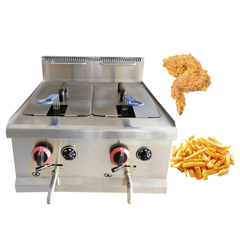 Frangos a Gas Friteuse a Gaz Deep Fryer Fritadeiras De Batatas E Pro Potato Twister Deep Fryer