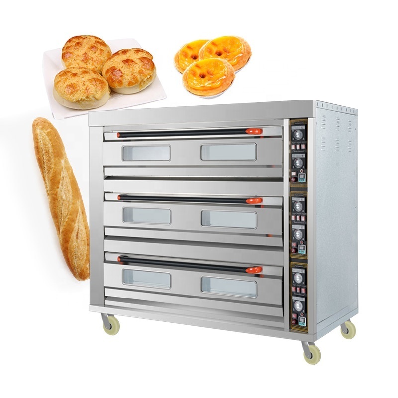 Small Bakery Electric Arabic Second Bake Equipment Machine Bread Oven Price for Bakery in Uganda