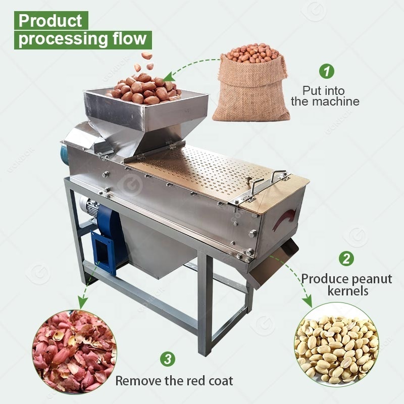 Dry Pine Nut Red Skin Manufacturer Remove Groundnut Peeler Small Peanut Peel Machine for Price in Nigeria