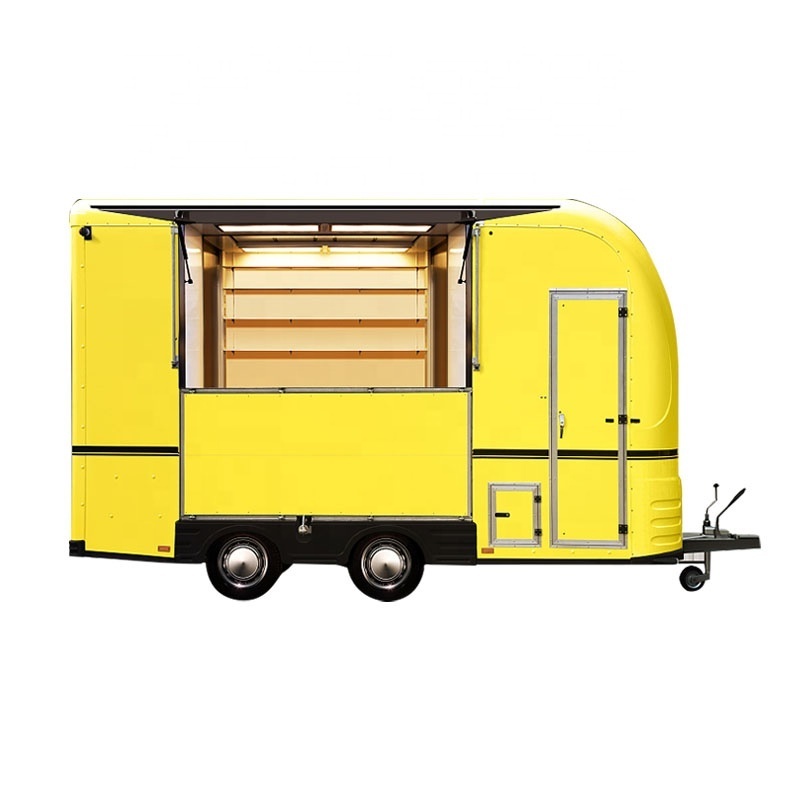 Airstream Style Food Van Modern Alquiler Winowes Frozen Gyro Food Court Truck Supplie Sushi Foodcart