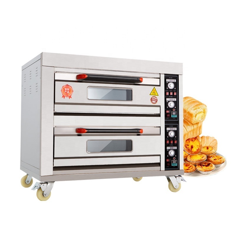 Bread Bake Machine Custom Used Croissant Lebanese Single Deck Big Gas Oven Price for Bake