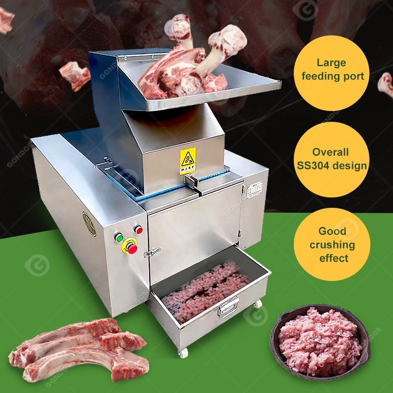 Cow Animal Breaker Bone Powder Mill Crush Shredder Crusher Grind Grinder Crusher Machine For Dog Food