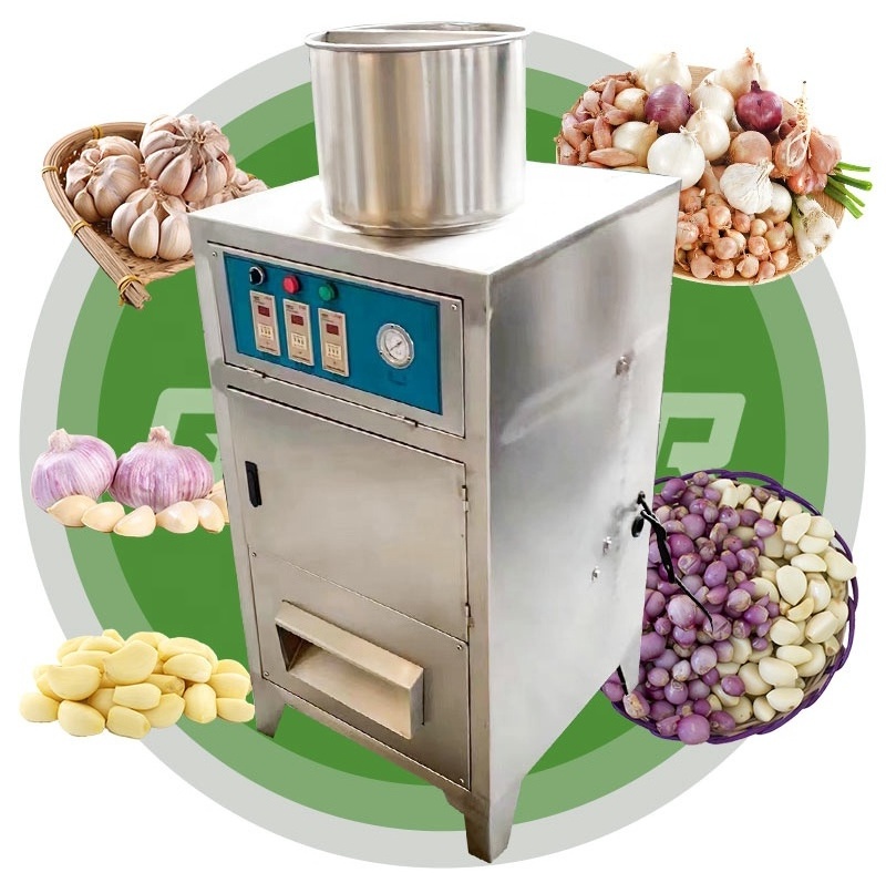 Nitrogen Pack Air Compressor Power Electric Quick Precio De Maquina Peladora De Ajo Used Garlic Peel Peeler Machine