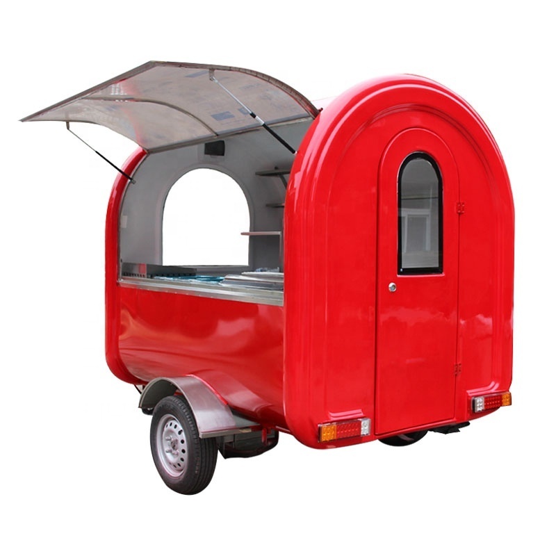 Mobile Vehicle Food Cart Shipping Container Bakery Mobile Smoked Food Trailer Design in Snack Machine