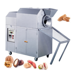 Peanut Cashew Roaster Machine Nut Almond Samlls Used Drum Roaster for Sale