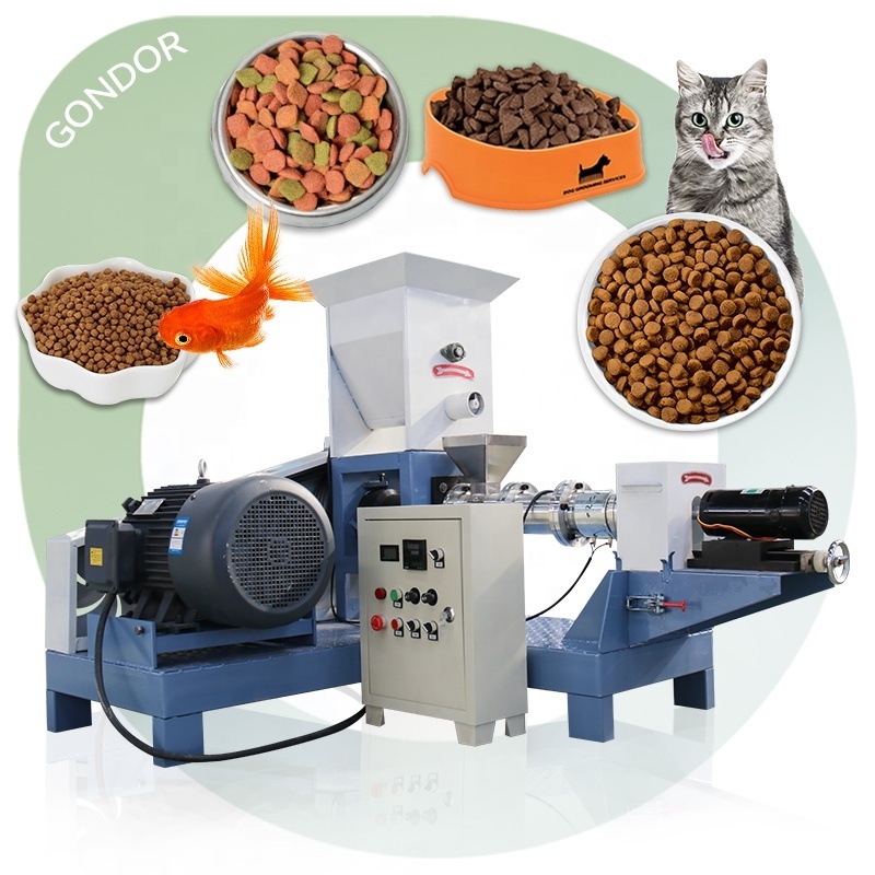 Cold Press Floating Fish Feed Kibble Dry Dog Pallet Chana Food Make Extruder Machine Price in Bangladesh