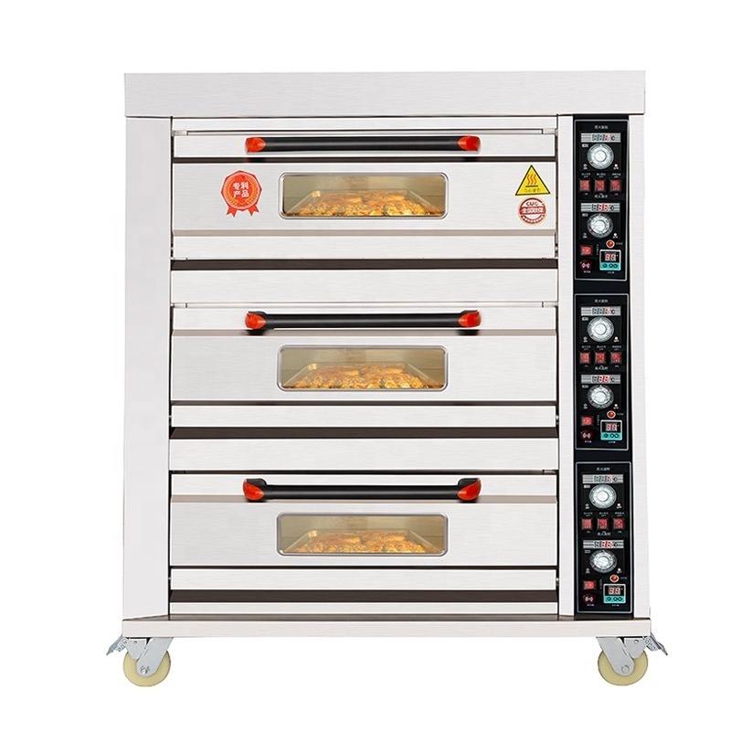 Bread Bake Machine Custom Used Croissant Lebanese Single Deck Big Gas Oven Price for Bake