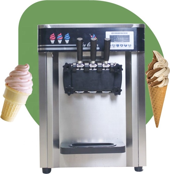 Icecream Gelato Ice-cream Maker Kuwait Soft Serve Ice Cream Make Machine Price for Sale