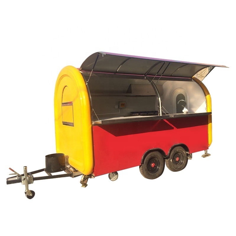 Fast Mobile Cart Food-truck Fabricacions Design Food Vans Comida Grande Commercial Food Truck Hotdog Fish