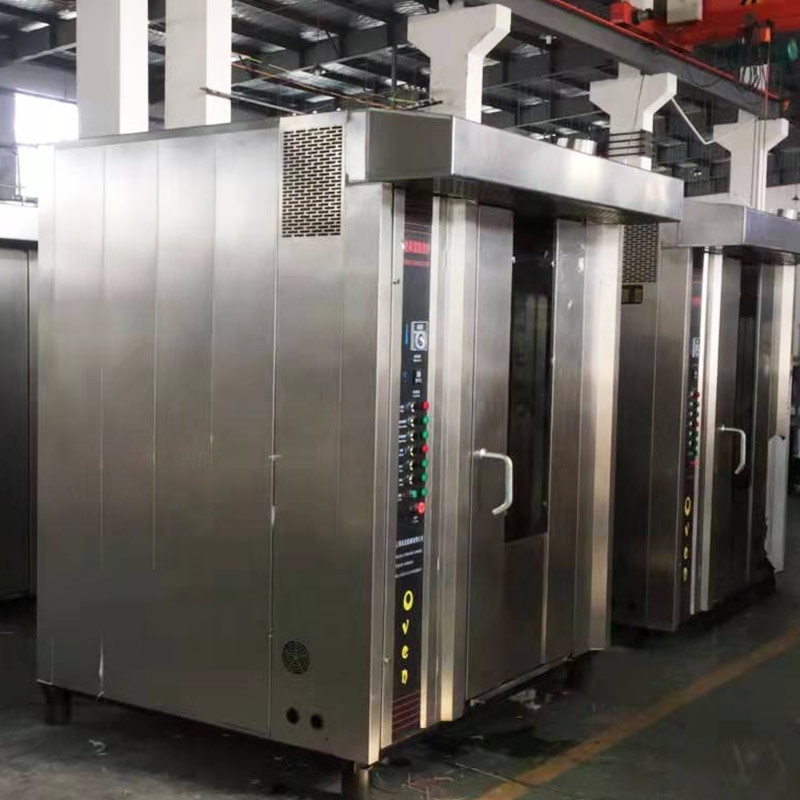 Industry 32 Tray Bread Bake Rotate Bekary Equipment Used Convection Rotary Oven Price for Bakery