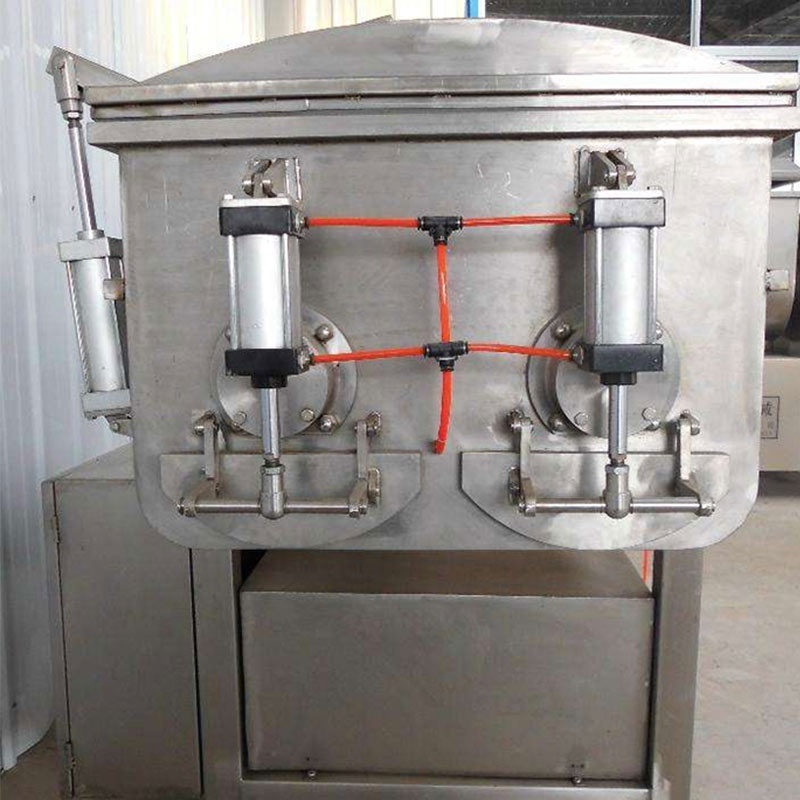 Commercial Electric 200L Vacuum Stainless Steel Sausage Mince Paddle Type Mix Machine Meat Mixer