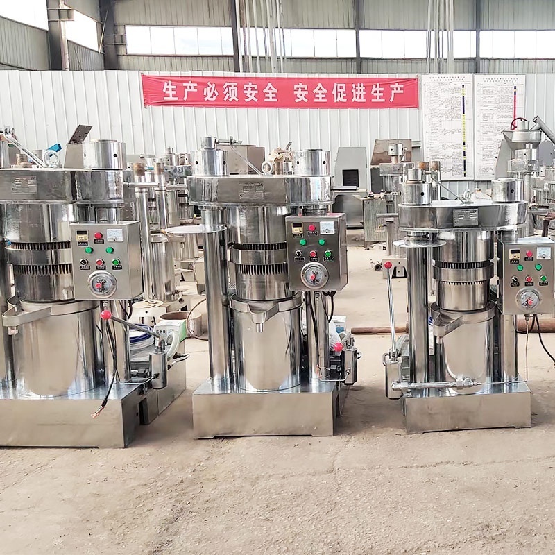 Hydraulic Cold Press Sesame Seed Coconut Olive Avocado Oil Process Pressing Extraction Machine