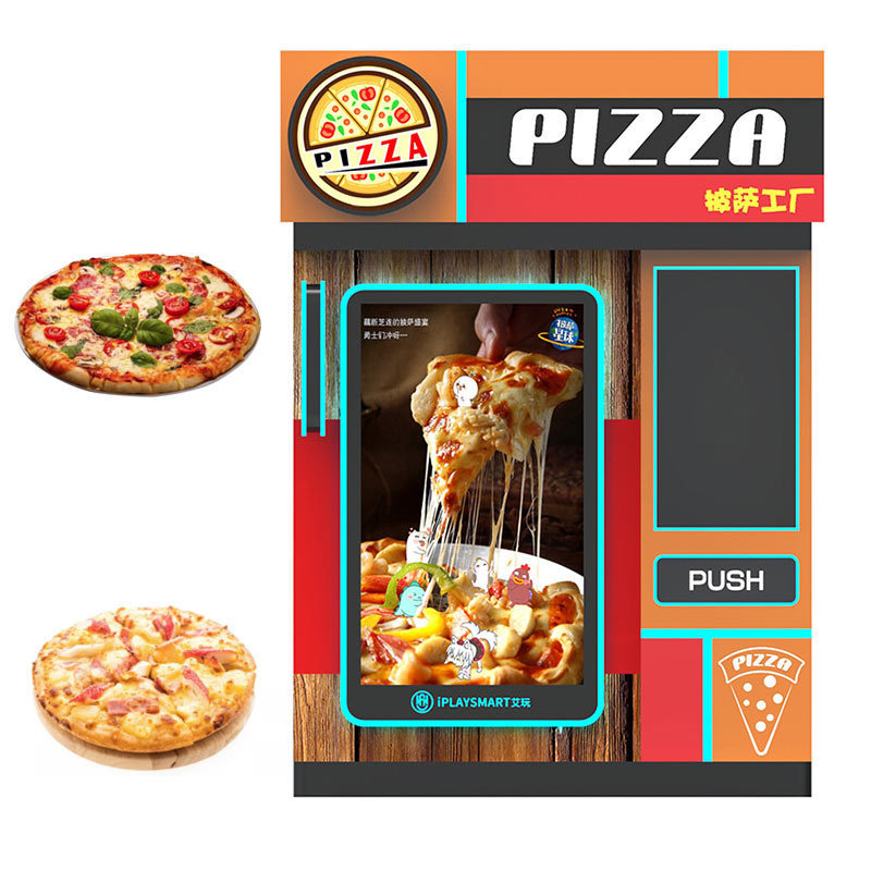 Fully Automatic Outdoor Fast Maker Robot Let's the Hot Food Make Pizza Vend Machine for Hot Food Sale