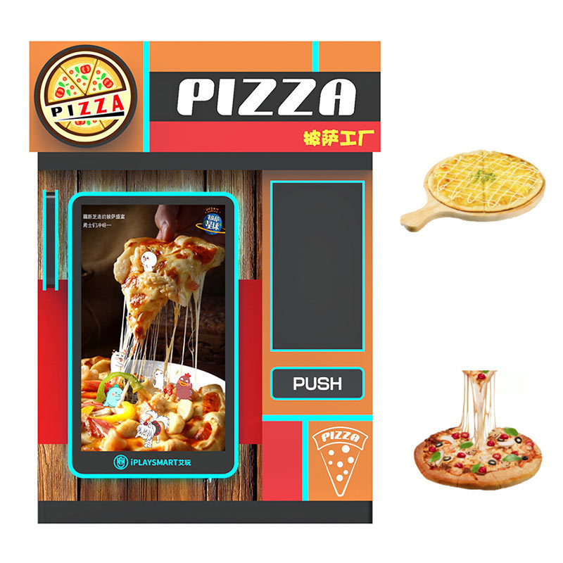 Fully Automatic Outdoor Fast Maker Robot Let's the Hot Food Make Pizza Vend Machine for Hot Food Sale