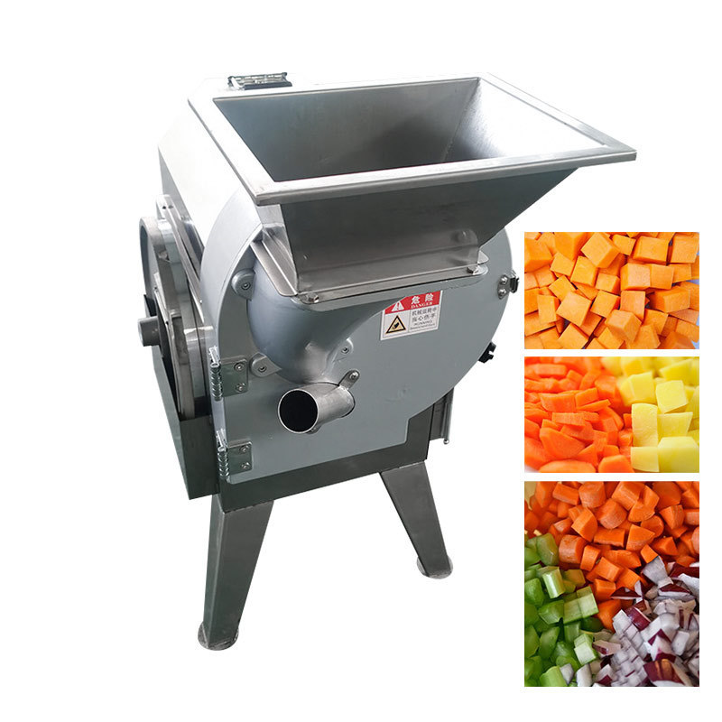 Automatic Tomato Onion Vegetable Dicer Price Commercial Small Cube Cut Apple Carrot Dice Machine