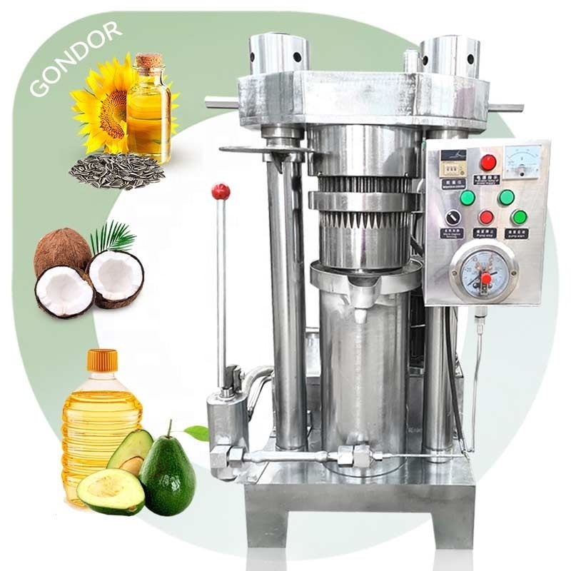 Commercial Hydraulic Olive Avocado Sesame Cocoa Butter Presser Press Oil Cold Extraction Machine from Italy