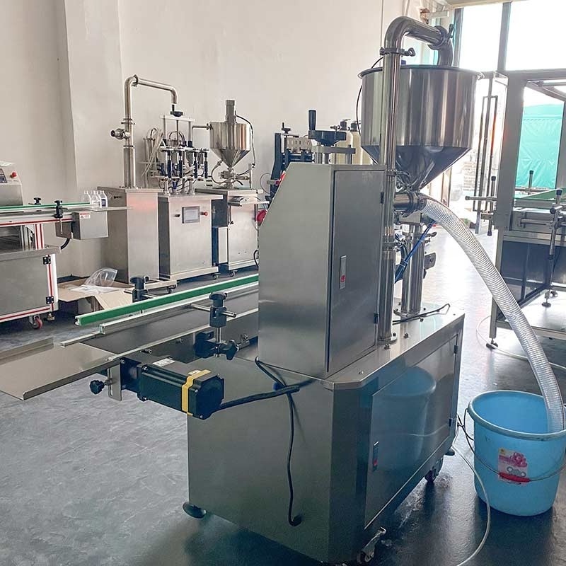 Milk Beverage Bottle Cup Syringe Semi Automatic Liquid Filling Machine Drinking Small Water Bottling Machines