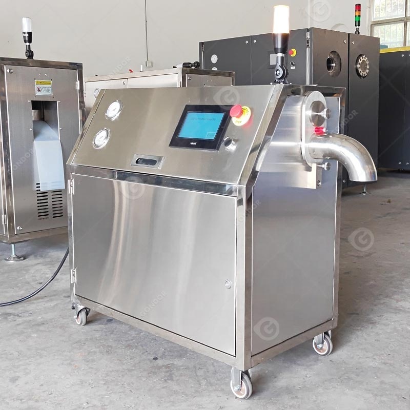 Maquina Fabrica De Hielo Seco Particle Blasting Granulated Granulator Small Dry Ice Block Maker Make Machine