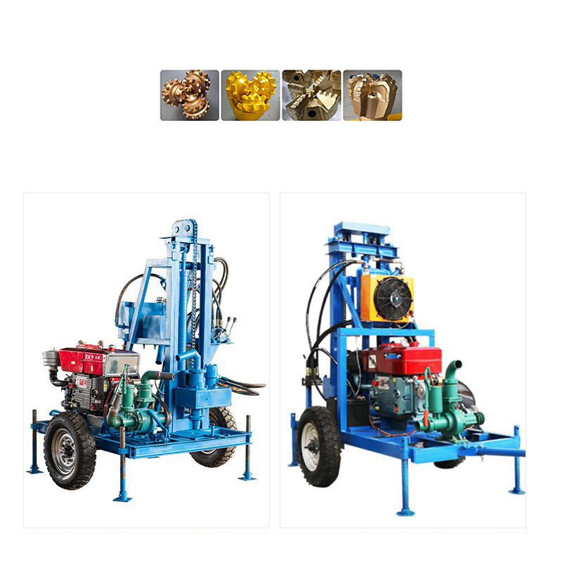 Truck Well Rig Equipment 400M Depth Borehole Deep Crawler Diesel Engine Water Drill Machine 300M Borehole