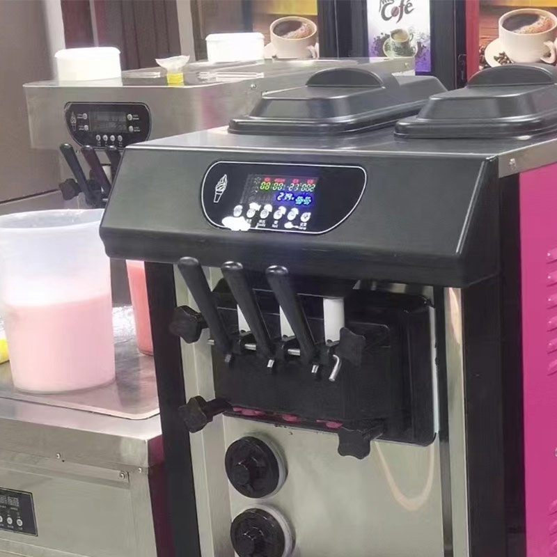 Serve Air Pump Shop Sell Ice Cream Make Maquina De Helado Baratas Soft Icecream Dispenser Machine