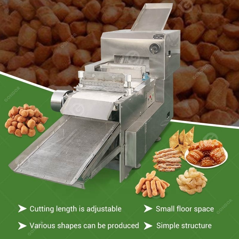 Automatic Dough Cube Snack Grissini Small Fry Chinchin Make Industrial Mini Cutter Chin Chin Cut Machine