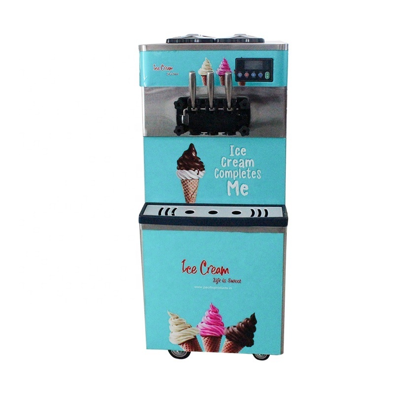 Serve Air Pump Shop Sell Ice Cream Make Maquina De Helado Baratas Soft Icecream Dispenser Machine