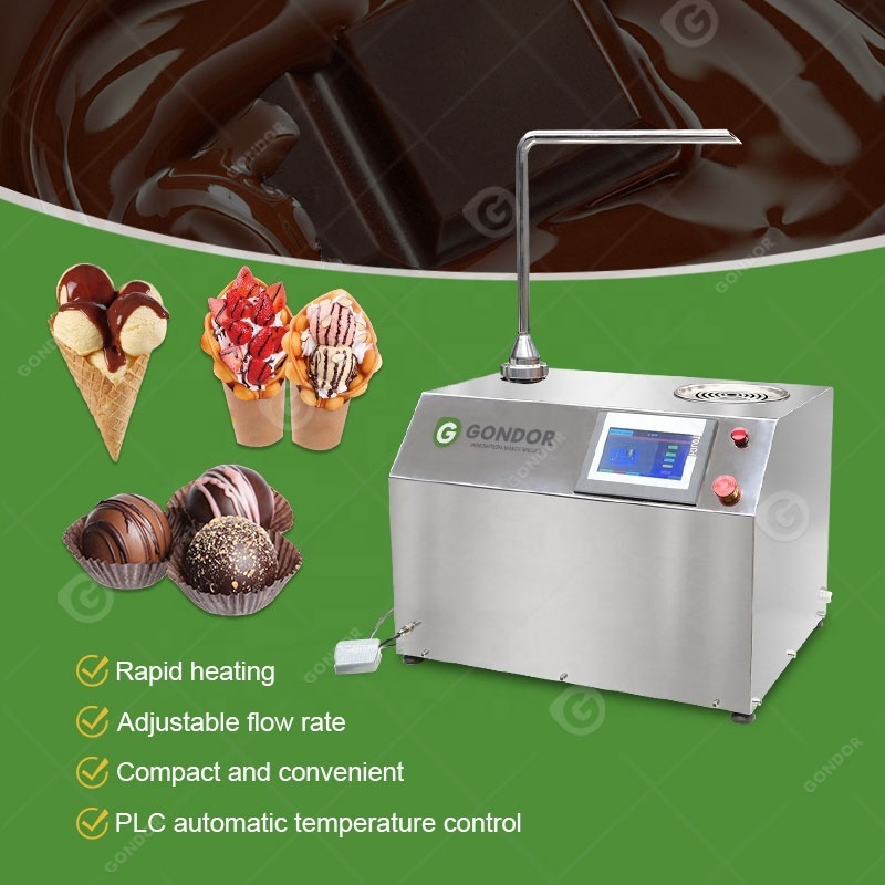 Tabletop Melting Electric Automatic Maker Melter Temper Tap Hot Machine Chocolate Dispenser of Chocolate