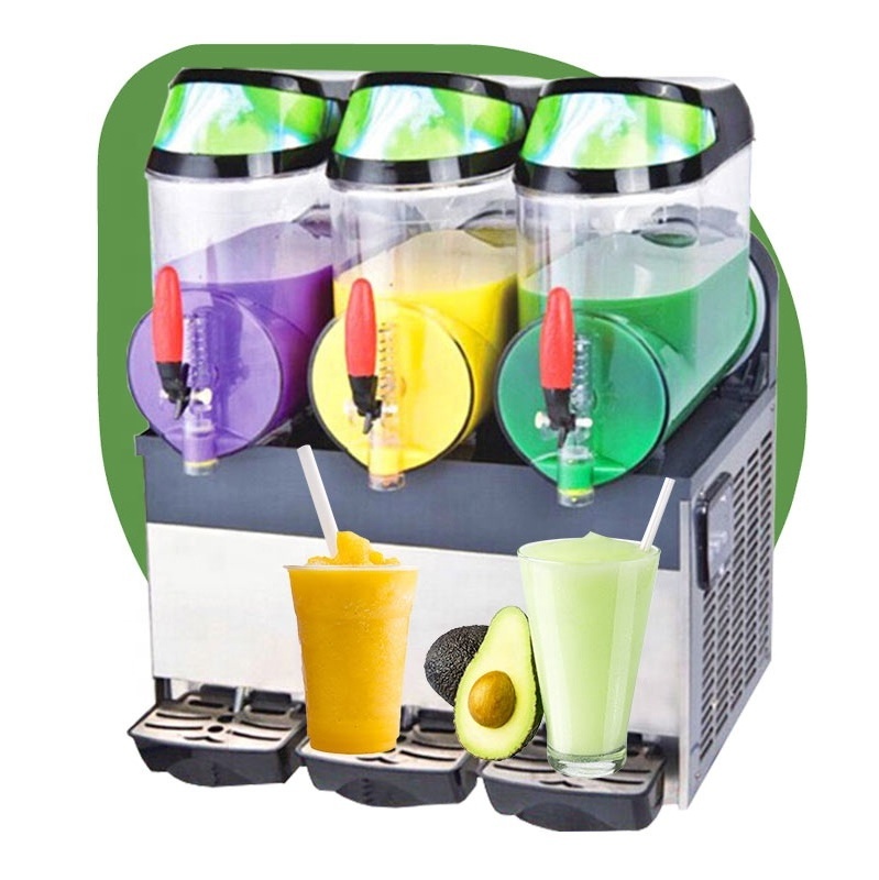 Portable Commercial Maquina Frappe De Jugos Y Granizado Per Granita Macchinas Single 12l Frozen Drink Cappuccino Machine