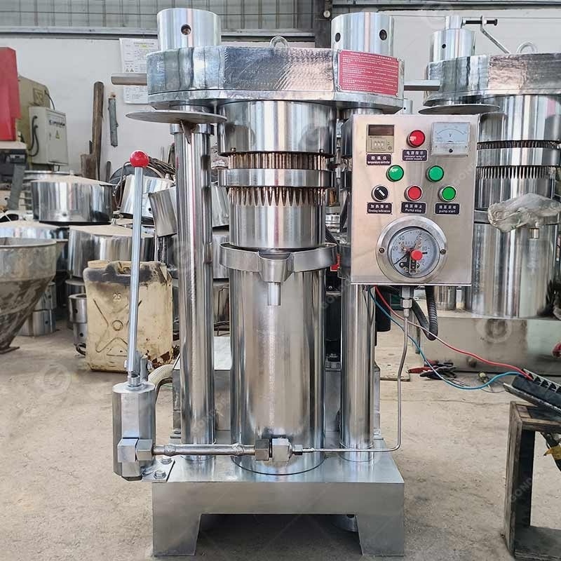 Commercial Hydraulic Olive Avocado Sesame Cocoa Butter Presser Press Oil Cold Extraction Machine from Italy