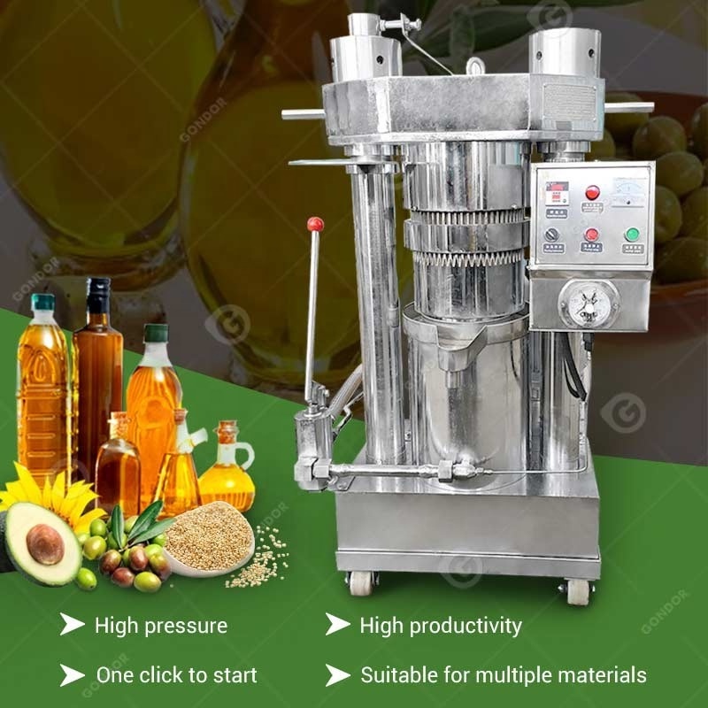 Sesame Cocoa Butter Presser Commercial Hydraulic Press Olive Avocado Oil Cold Extraction Machine from Italy