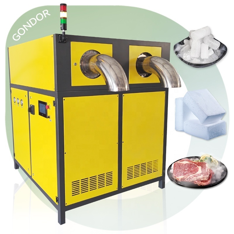 Particle Blasting Granulated Granulator Maquina Fabrica De Hielo Seco Small Dry Ice Block Maker Make Machine