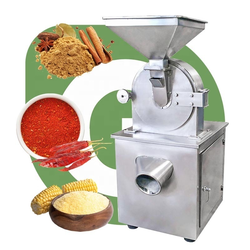 Masala Plant Spice Grind Multifunctional Flour Cassava Leaf Cinnamon Mill Grinder Machine with Cooling System