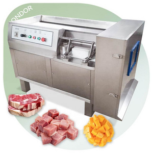 Home Use Stainless Steel Qd-03 Commercial Fresh Chicken Cutter Cubic Dicer Dice Frozen Meat Cube Cut Machine