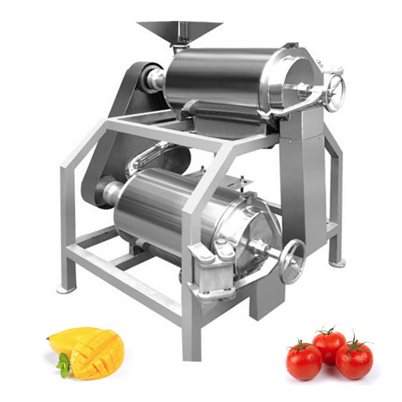 Commercial Fresh Sweet Tomato Apricot Fruit Pineapple Juice Extractor Pulp Juicer Price Mango Puree Make Machine