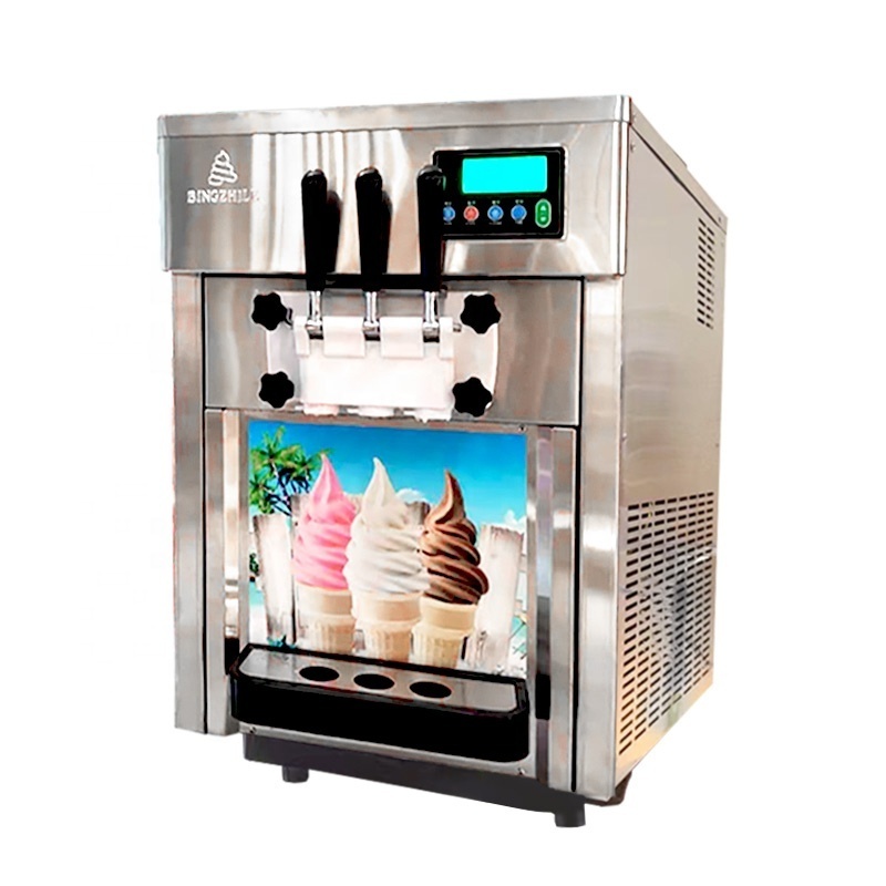 Commercial Table Top Home Pakistan Small Used Sale Price Gelato Soft Ice Cream Maker Machine of Ice Cream