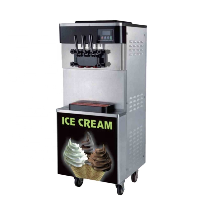 Industry Chinese Turkish Price Liquid Nitrogen 5 7 Flavor Soft Ice-cream Softy Ice Cream Make Machine in Uae