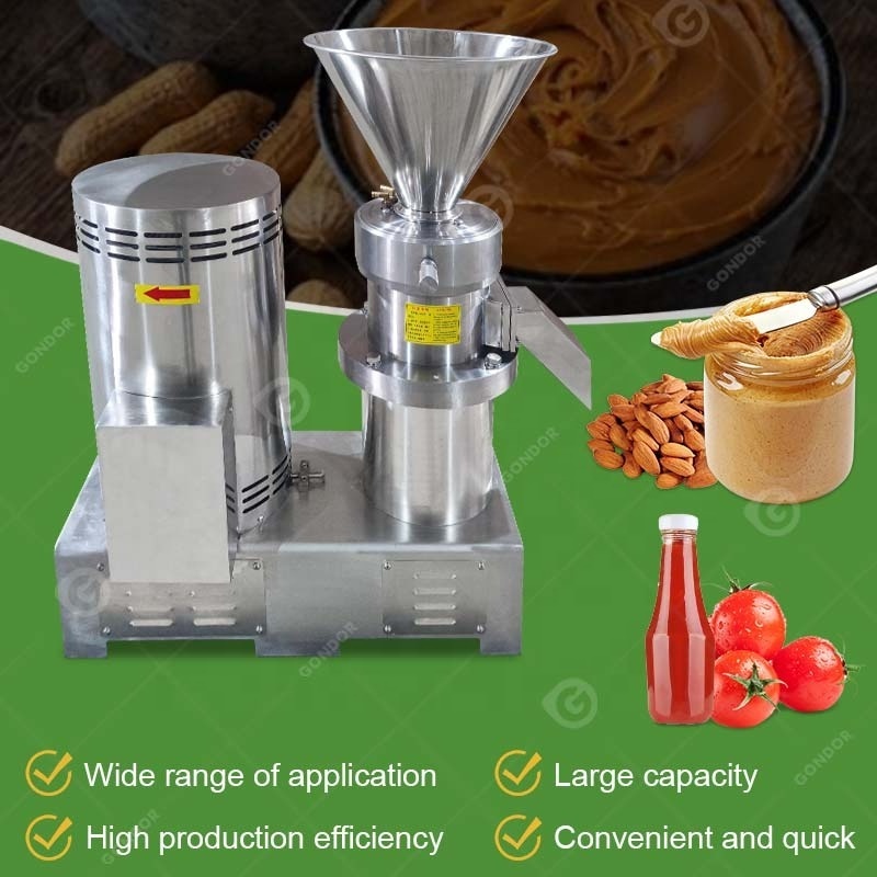 Electrical Walnut Grinder Hand Operated Peanut Butter Small Commercial Sasame Sauce Make Colloid Mill Machine