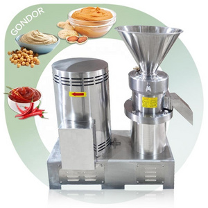 Electrical Walnut Grinder Hand Operated Peanut Butter Small Commercial Sasame Sauce Make Colloid Mill Machine