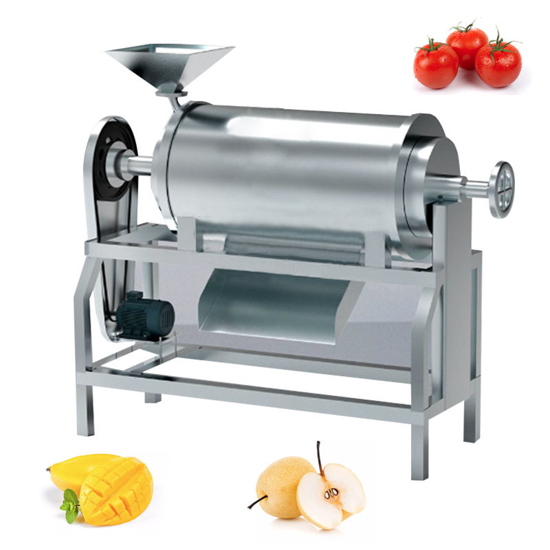 Commercial Fresh Sweet Tomato Apricot Fruit Pineapple Juice Extractor Pulp Juicer Price Mango Puree Make Machine