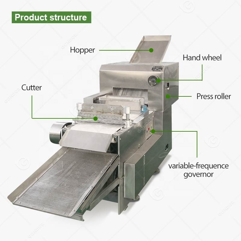 Automatic Dough Cube Snack Grissini Small Fry Chinchin Make Industrial Mini Cutter Chin Chin Cut Machine