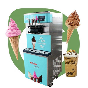 Industry Chinese Turkish Price Liquid Nitrogen 5 7 Flavor Soft Ice-cream Softy Ice Cream Make Machine in Uae