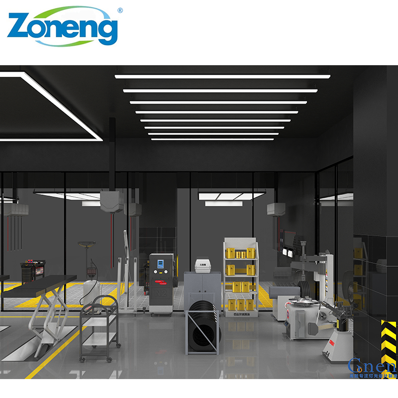 High Quality ZG/A40 Car Care Detailing Lights Led Garage Lamp Inspection Hanging Linear Lights