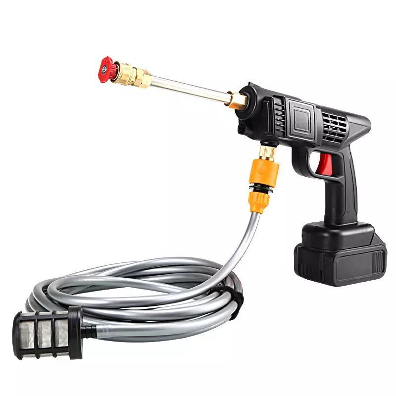 Factory Sales High Pressure Portable Car Washer 12v 24v Lithium Battery Car Wash Water Gun Cordless Water Spray Gun