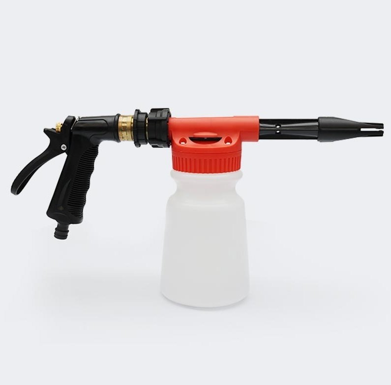 Low Pressure Handheld Car Washing Water Gun Multiple Colors Wash Water Hose Foam Sprayer