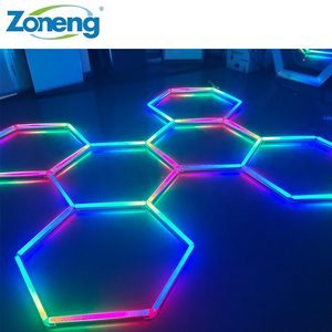 Luxury RGB Tube Led Hexagon Lights High Quality Nightclub KTV Karaoke Bar Hexagonal RGB Light