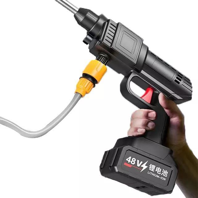 Factory Sales High Pressure Portable Car Washer 12v 24v Lithium Battery Car Wash Water Gun Cordless Water Spray Gun